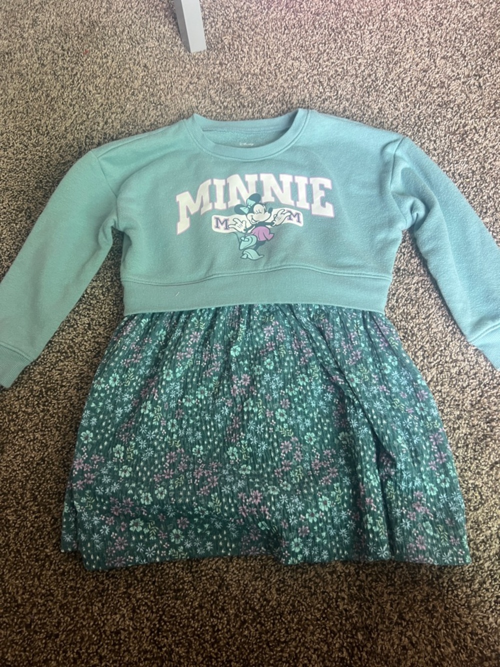 Disney Mint Green Minnie Graphic Top